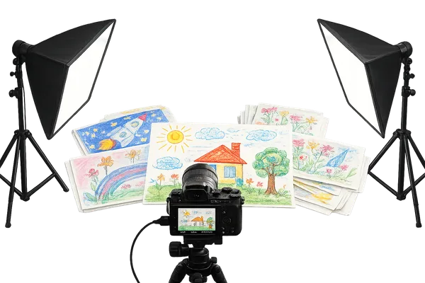Професійне фотографування дитячих малюнків